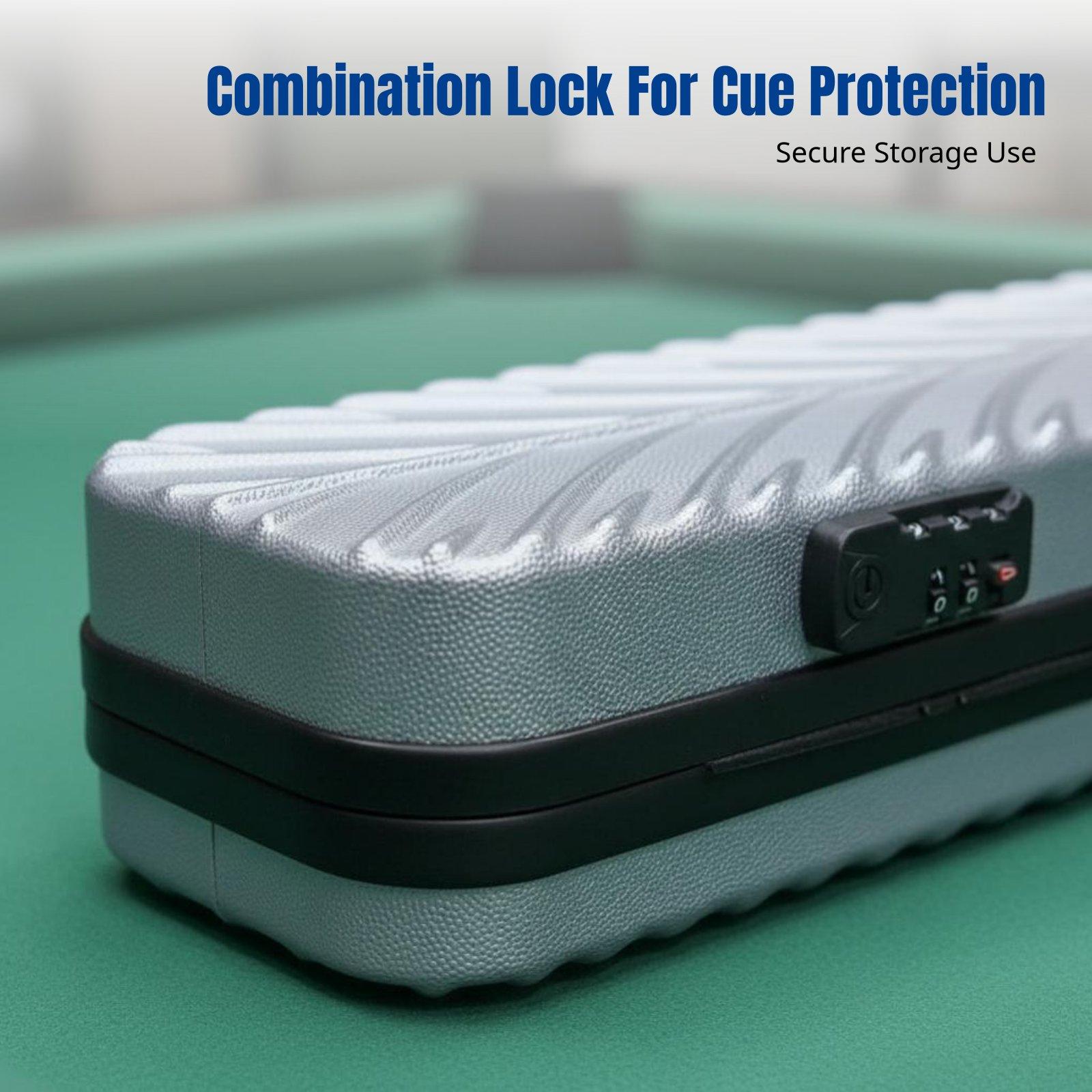 Backpack Lock Combo - Biljartstokkoffer, grote kop, 1/2 split, cijferslot,