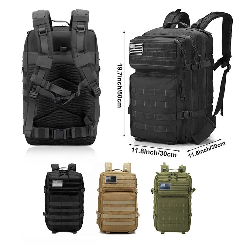 1W50L Tactische rugzak Herenre - Rucksack Military Style recensie en prijs